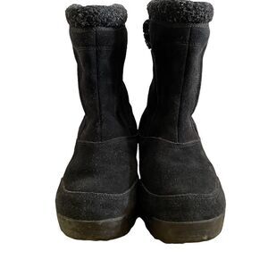 Sorel ~Winter Boots ~Womens Waterfall NL1964-010 ~Black Suede~ Mid Calf Size 8.5